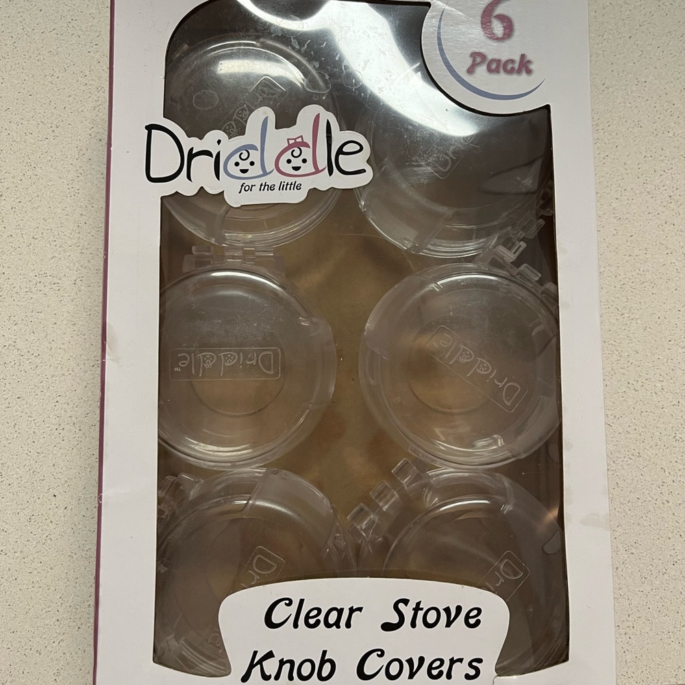 Clear Stove knob Covers pack of 6